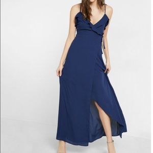 Elegant Royal Blue Maxi Dress
